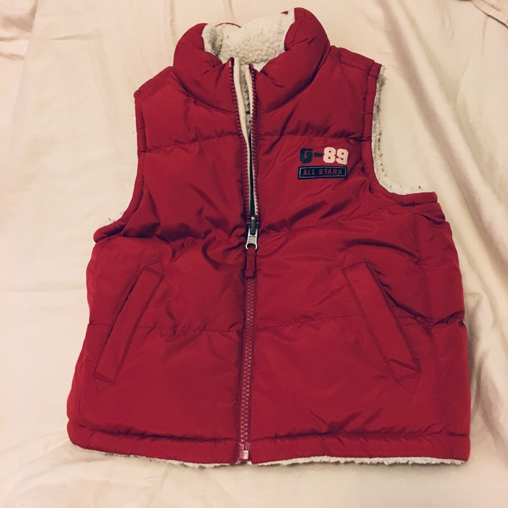 Baby Gap toddler winter vest size 3 reversible